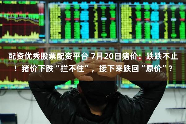配资优秀股票配资平台 7月20日猪价:跌跌不止!猪价下跌“拦不住”,接下来跌回“原价”?